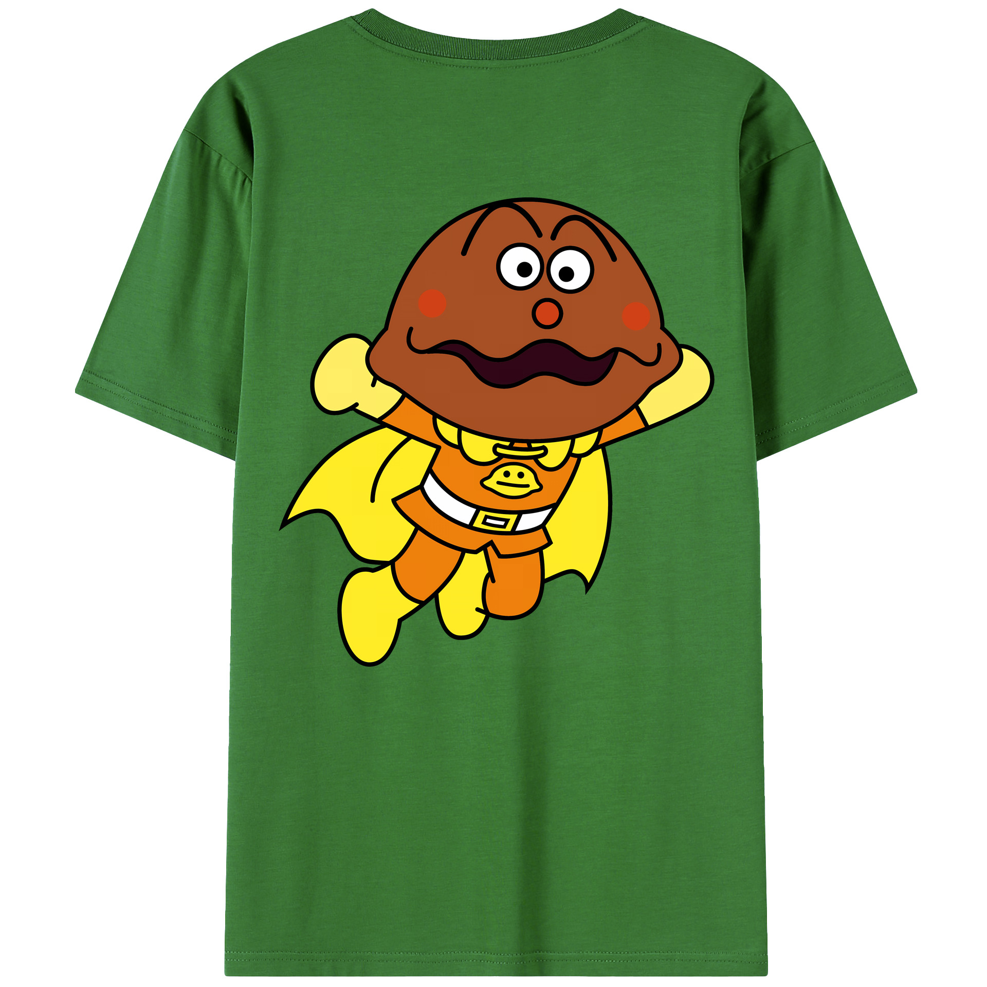 （画像用） アンパンマン Anpanman レディース半袖Tシャツ(バックプリント)